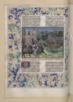 Francais 79, fol. 76v, Arrivee de Charles VI a l'Ecluse